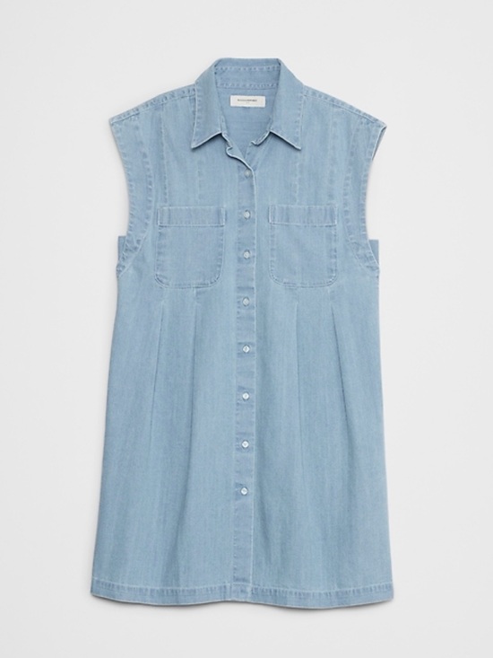 Banana Republic Dresses & Skirts - NWT Banana Republic Utility Mini Shirtdress
Light Wash Sleeves Size: M